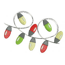 Stickdatei - Lichterkette